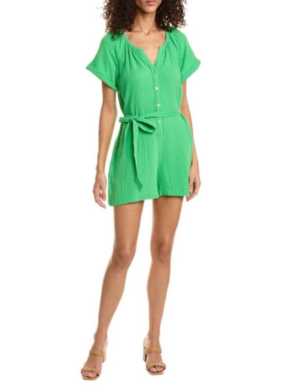 Tommy Bahama Green Gauze Romper